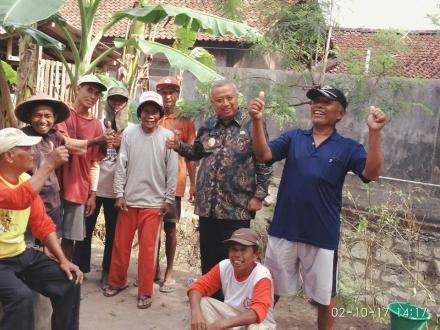 Bupati Bantul Kunjungi Padat Karya Infrastruktur Piring I