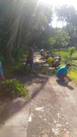 Gotong Royong Gropyok Sampah di Trisigan 2