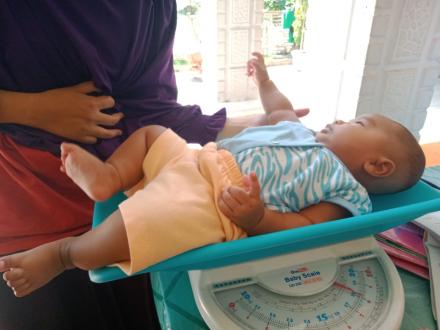 Posyandu balita di Ngentak