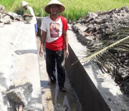 Pembangunan Gorong-gorong Pucanganom I Murtigading