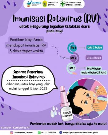 Pemberian Imunisasi Rotavirus (RV)